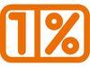 1 %