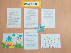 wydrukowane wierszyki na temat wakacji
