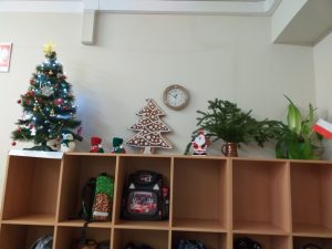 świąteczny wystrój sali
