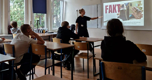 Uczniowie klas 6–8 biorą udział w warsztatach programu VapeOFF
