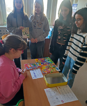 Księgarnia komiksowa w klasie 5a